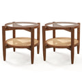 Set of 2 Storage Side Table F841
