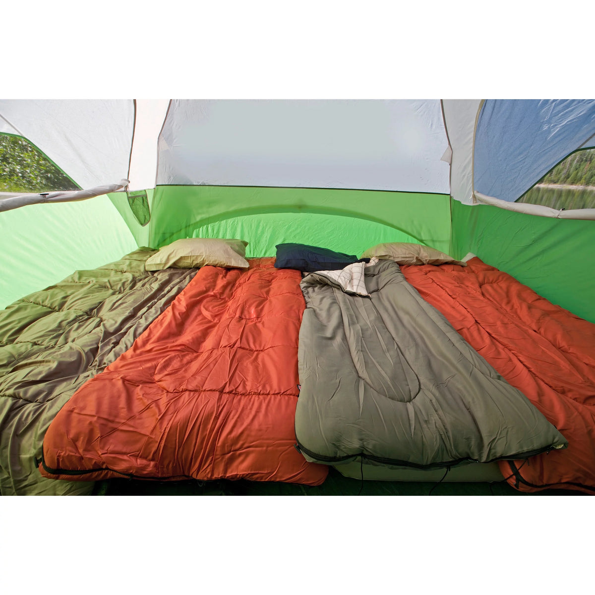 6-Person Dome Tent with Screen Room, Green C659