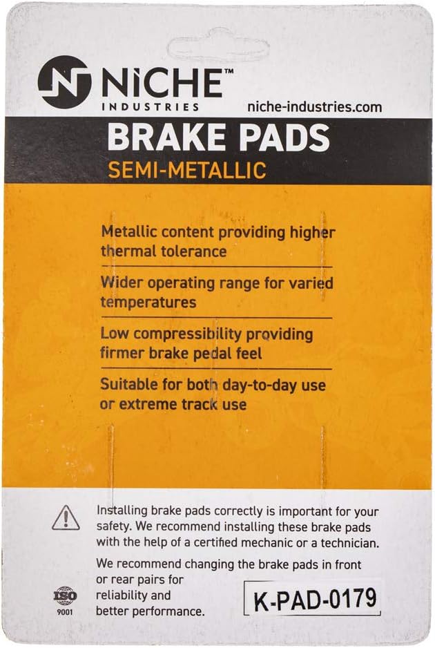 Semi-Metallic Brake Pad Set Pack of 2 Y84052
