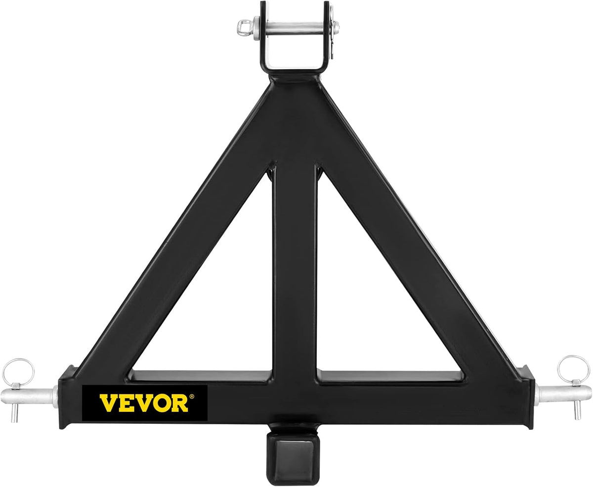 3 Point Trailer Hitch Heavy Duty 2In Receiver Hitch Category 1 33In Black D312016
