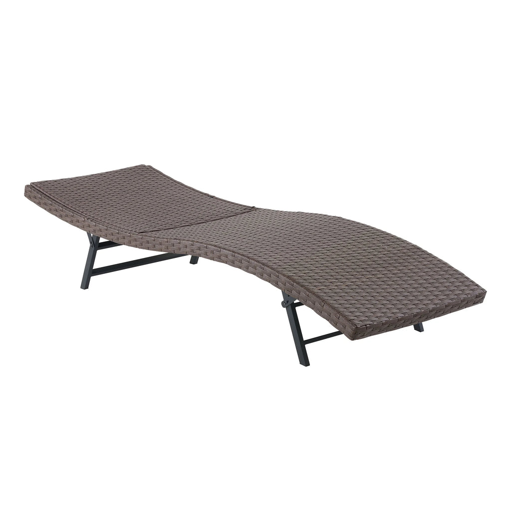 Wicker Outdoor Chaise Lounge, Set of 2 P188021