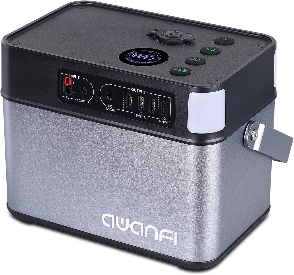 505 Wh Portable Power Station Solar Generator with 110V 500W AC Outlets S535990