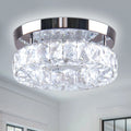 9.8" Crystal Flush Mount Ceiling Light Fixture 15 W 6000K T9486