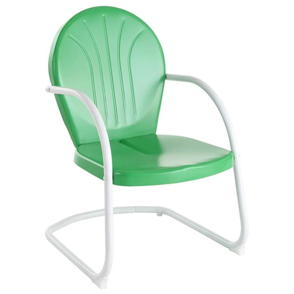 Aqua Metal Outdoor Patio Chair Y86497