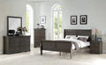Dark Gray Eastern King 5pcs Bedroom Set Y5540