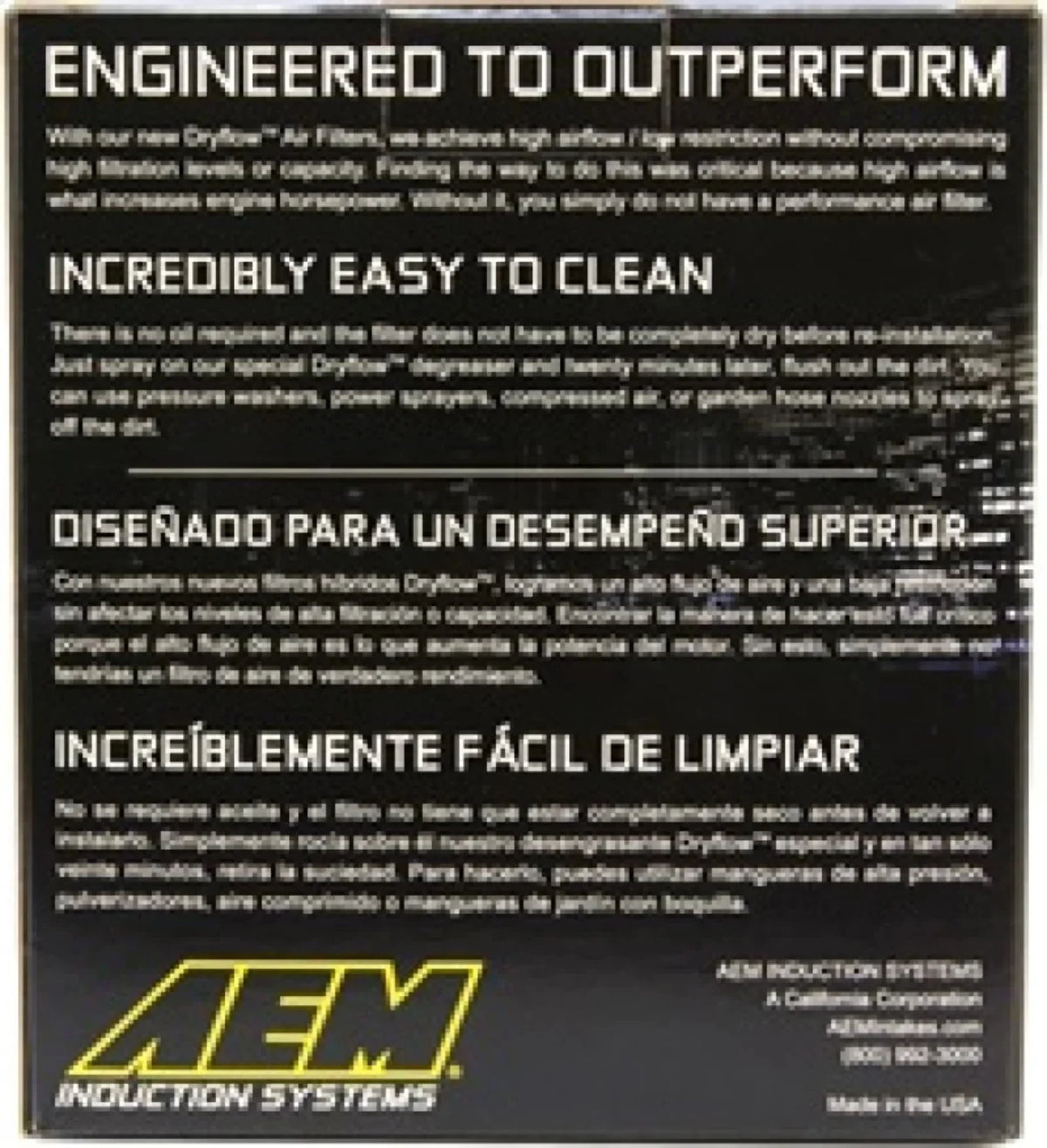 Universal DryFlow Clamp-On Air Filter T41605