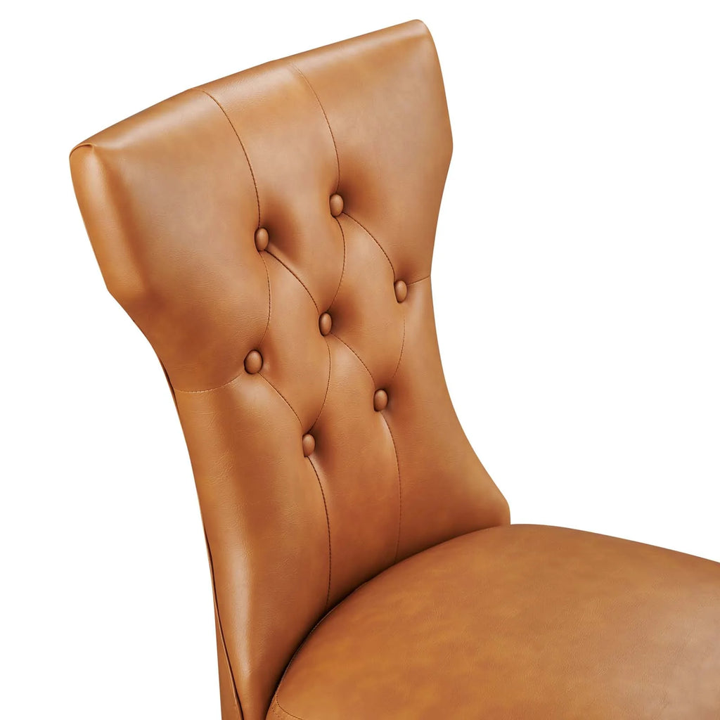 Tan Vinyl Side Chair C809618