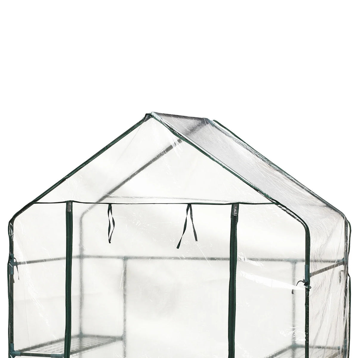 Portable Mini Walk-In Greenhouse with 3 Tier Shelves V48901